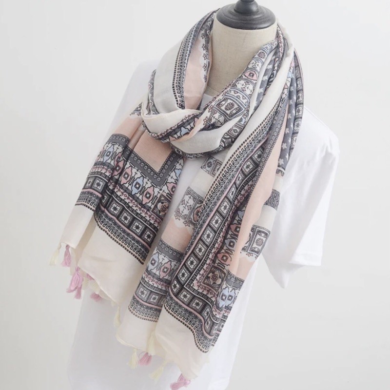 Morocco Selendang Import Pashmina Scarf Syal Shawl Hijab Selendang Shopee Indonesia