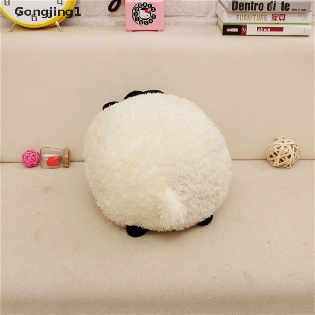 Gongjing1 Mainan Boneka Stuffed Plush Domba Warna Putih / Abu-Abu Untuk Bayi / Anak