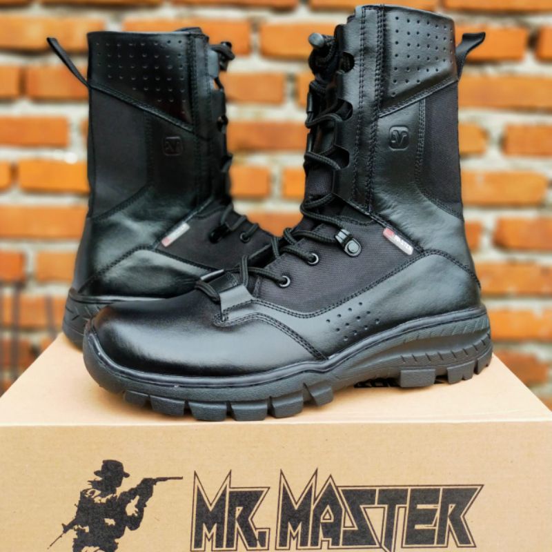 SEPATU PDL MR MASTER GEN8 KULIT SAPI ASLI SEPATU PDL DINAS LAPANGAN TNI POLRI SECURITY SATPAM