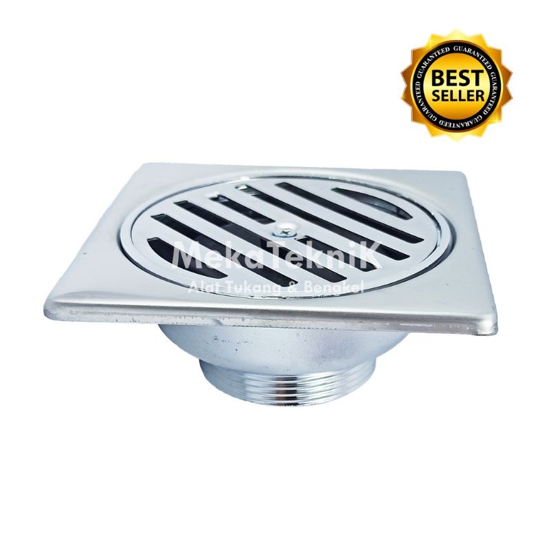 SARINGAN GOT Pembuangan Floor Drain model TOTO Stainless Steel 4&quot; 4inch - CAMEL