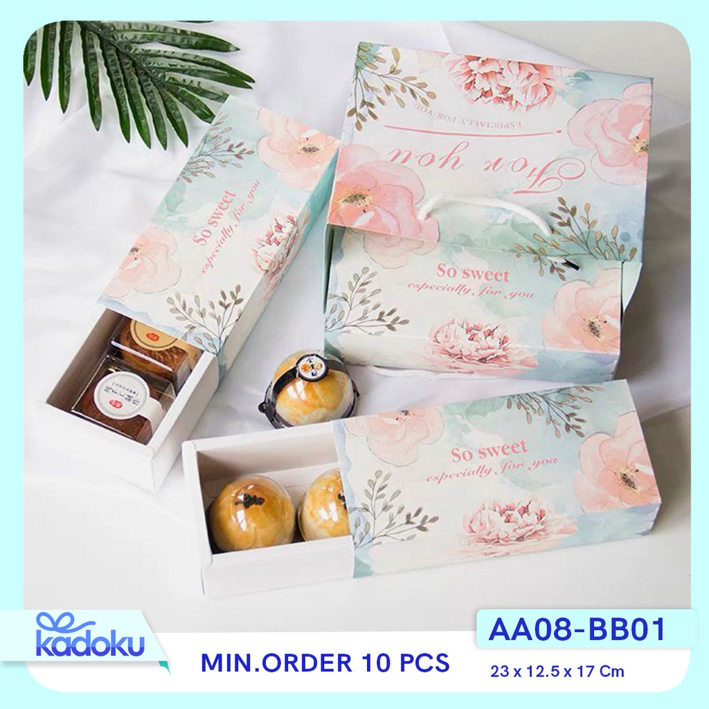 

Paperbag set box / Paperbag sakura / Box mooncake / Box pia / Box set | BB01 - AA08