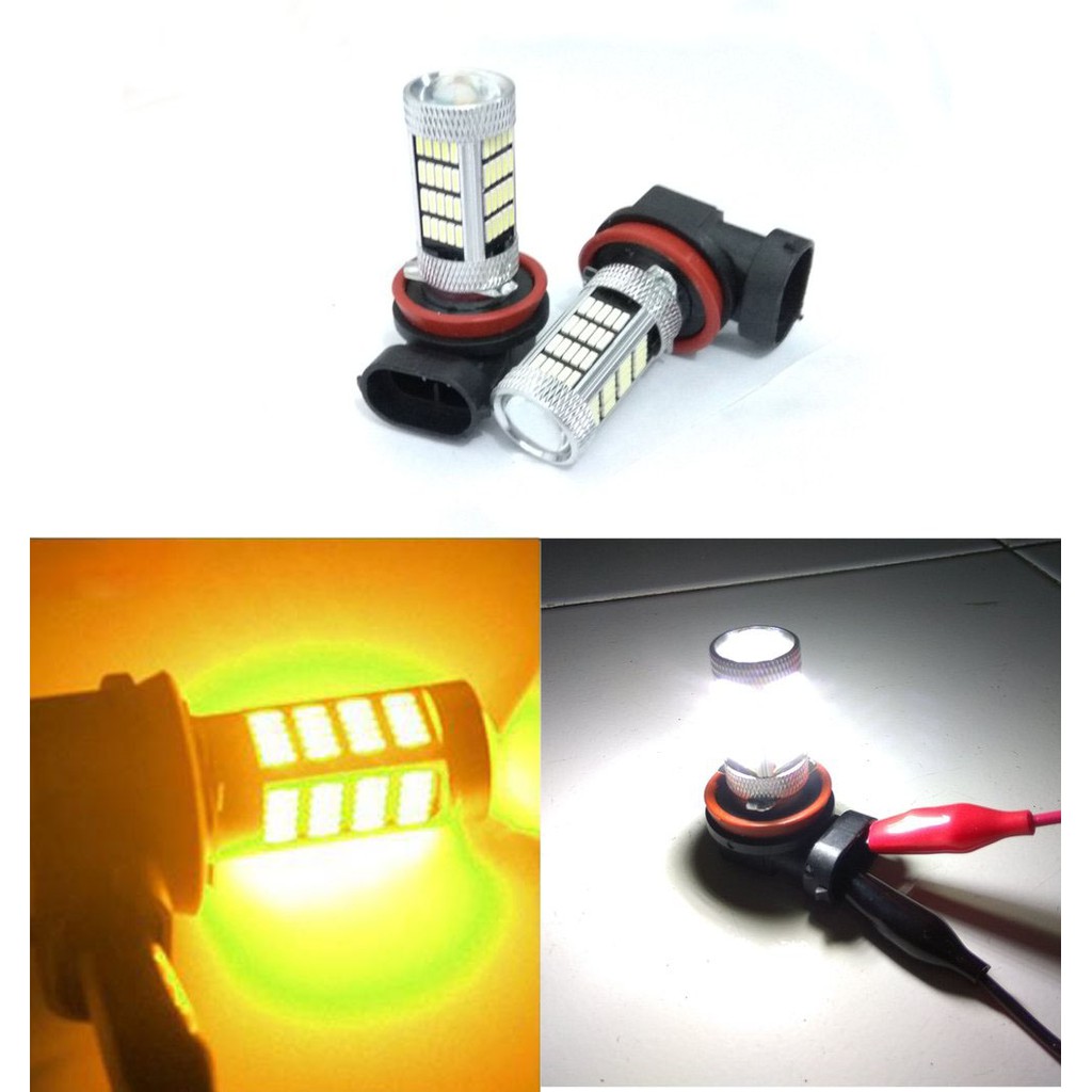 Bohlam Lampu LED Foglamp Kabut Fog Lamp H8 H11 H16 HB4 / 9006 92 Titik Mata SMD Lensa Projector Mobil Motor