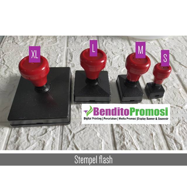 Stempel Warna, Stempel Flash, Cap Stempel Murah - Bendito Promosi