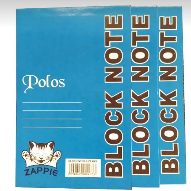 

Blocknote polos 1/4 folio isi 30lbr