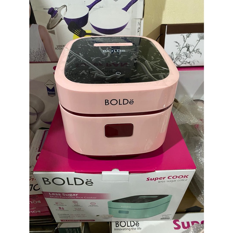 BOLDe Super COOK low carbo Less Sugar Celica Rice Cooker 1.2 Liter Garansi 1 tahun