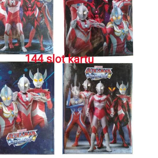 ℮ Album Kartu Ultraman Trading Jumbo Besar 144 Slot ❊