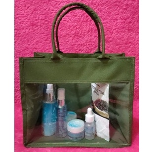 Tote Bag Tas Mika Kosmetik Hamper Wanita Korea Kekinian Terlaris iin