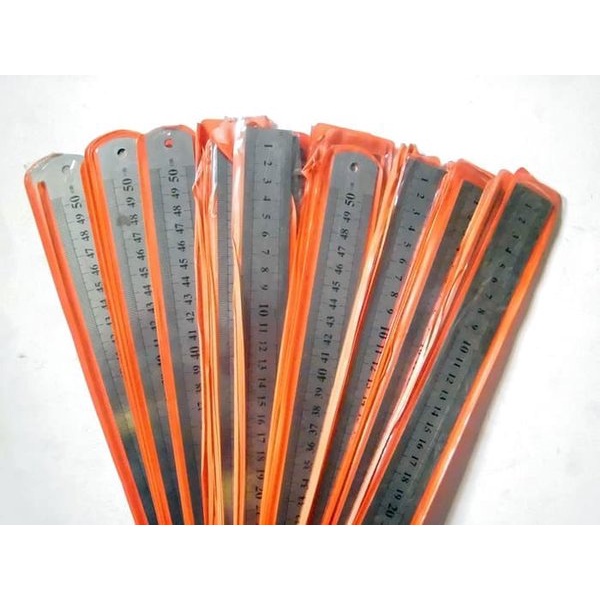 

penggaris besi / garisan besi / Penggaris Stainless Steel 50cm