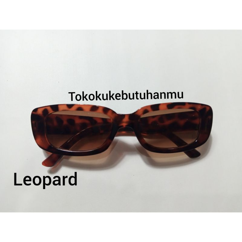 kacamata Korean INS fashion kacamata hitam wanita pria sunglasses kacamata retro kotak