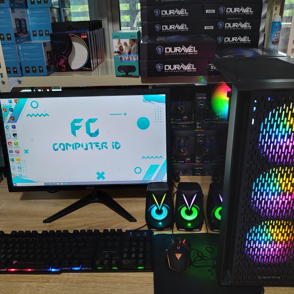 PC GAMING &amp; DESIGN RYZEN 5 5600G 16GB RAM FULLSET SIAP PAKAI