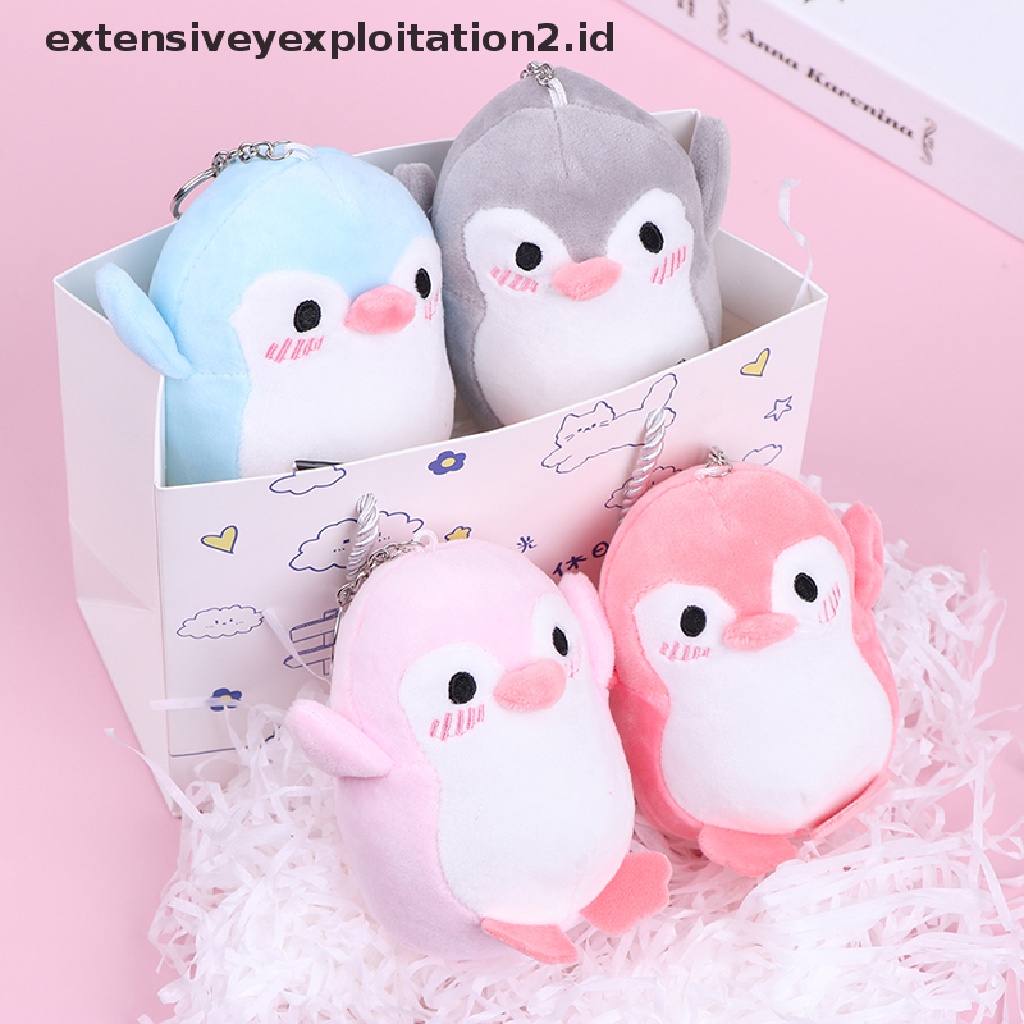 (Hotter) Gantungan Kunci Boneka Plush Pinguin 12cm Gantungan Kunci Mainan Bayi Anak