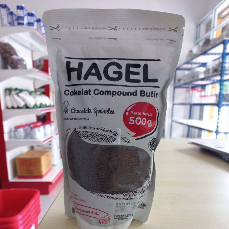 

hagel coklat butir 500gr
