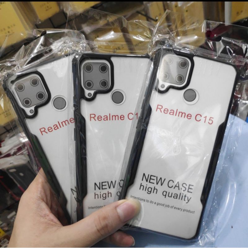 Softcase Clear Armor Bumper Transparant Realme C15