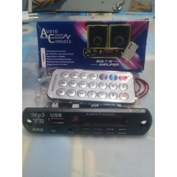 MODUL MP3 BLUETOOTH PLUS AMPLIFIER STEREO 2 X 15 WATT RADIO FM
