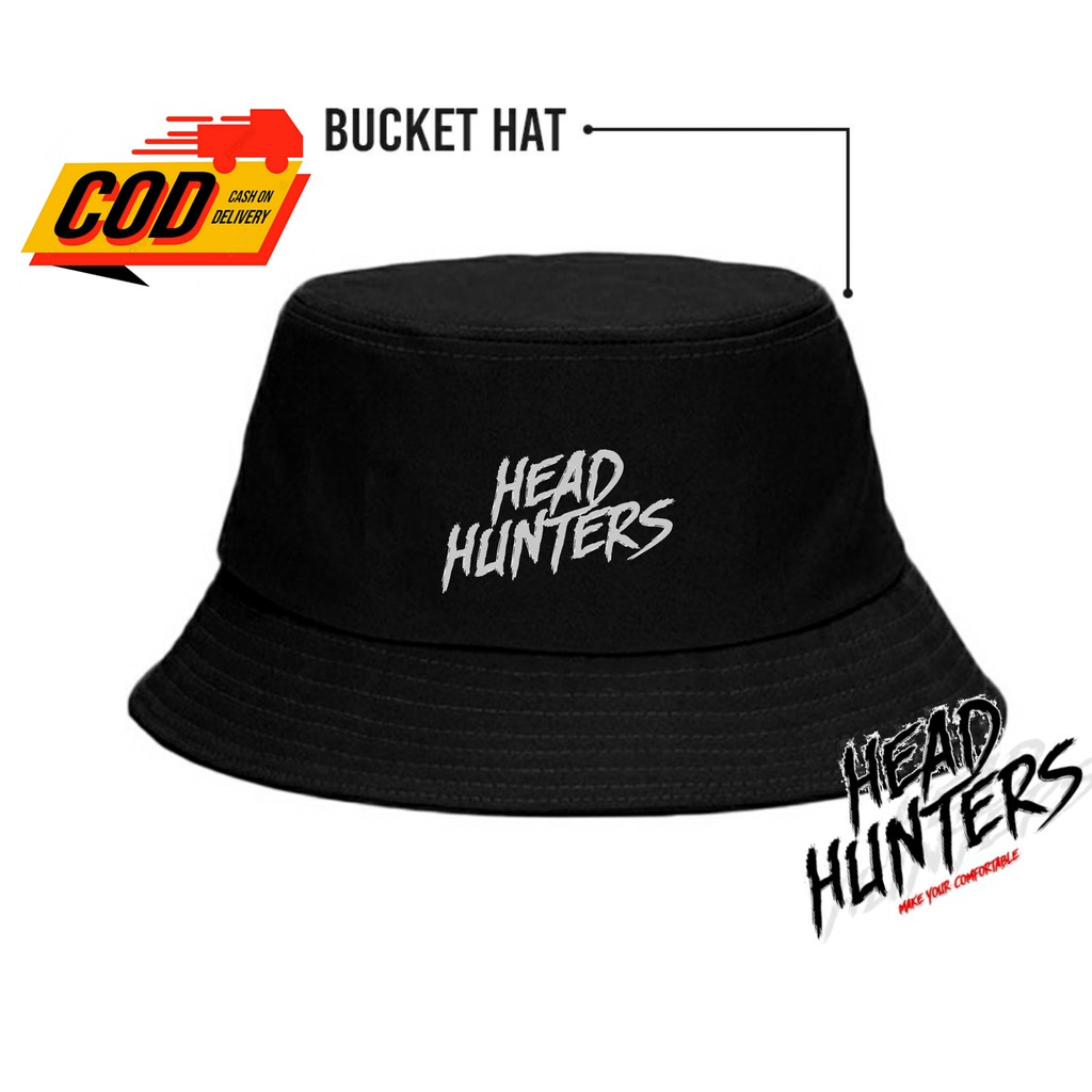 Topi Bucket / Topi Bucket Headhunters/ Topi Headhunters/ Bucket Hat / Topi Pria Wanita Dewasa Premiu