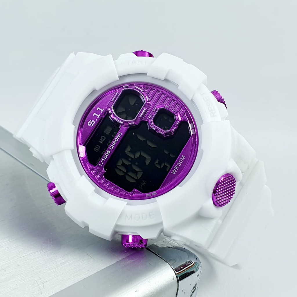 Jam Tangan Pria/Wanita Keren Sporty Digital 5.11 Strap Rubber SS-23 Anti Air