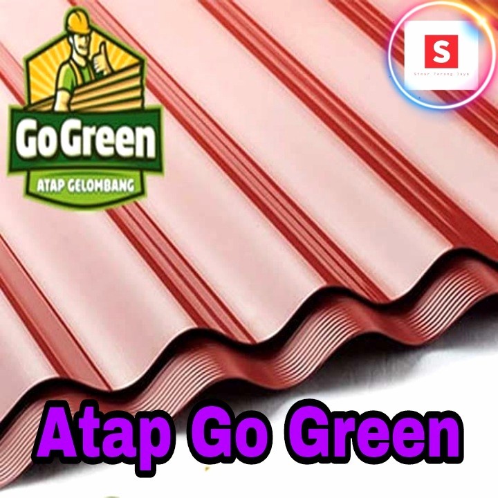 Atap Go Green Merah Hijau 180 210 240 300