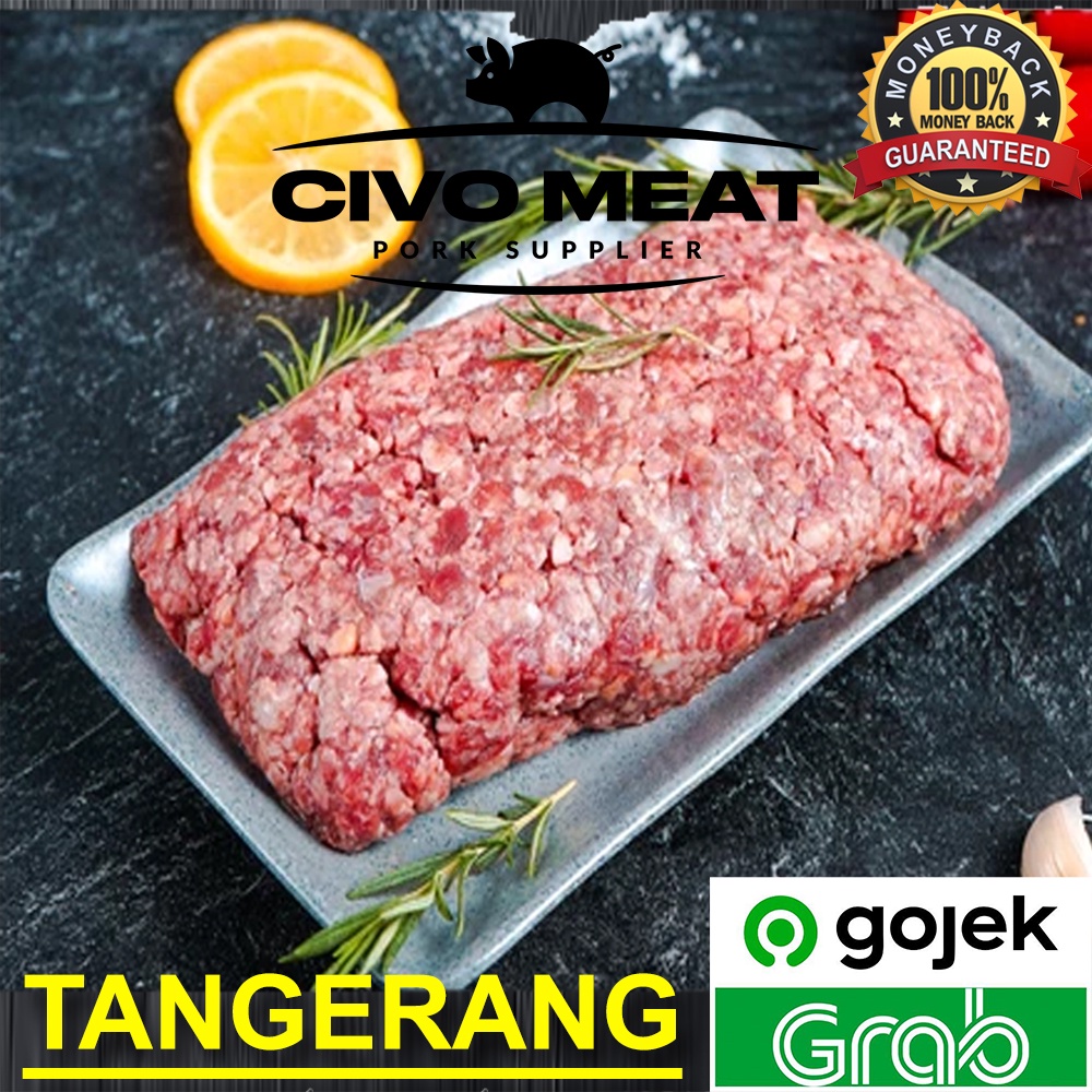 Jual Daging Babi Giling / Pork Minced (daging paha giling) 1kg