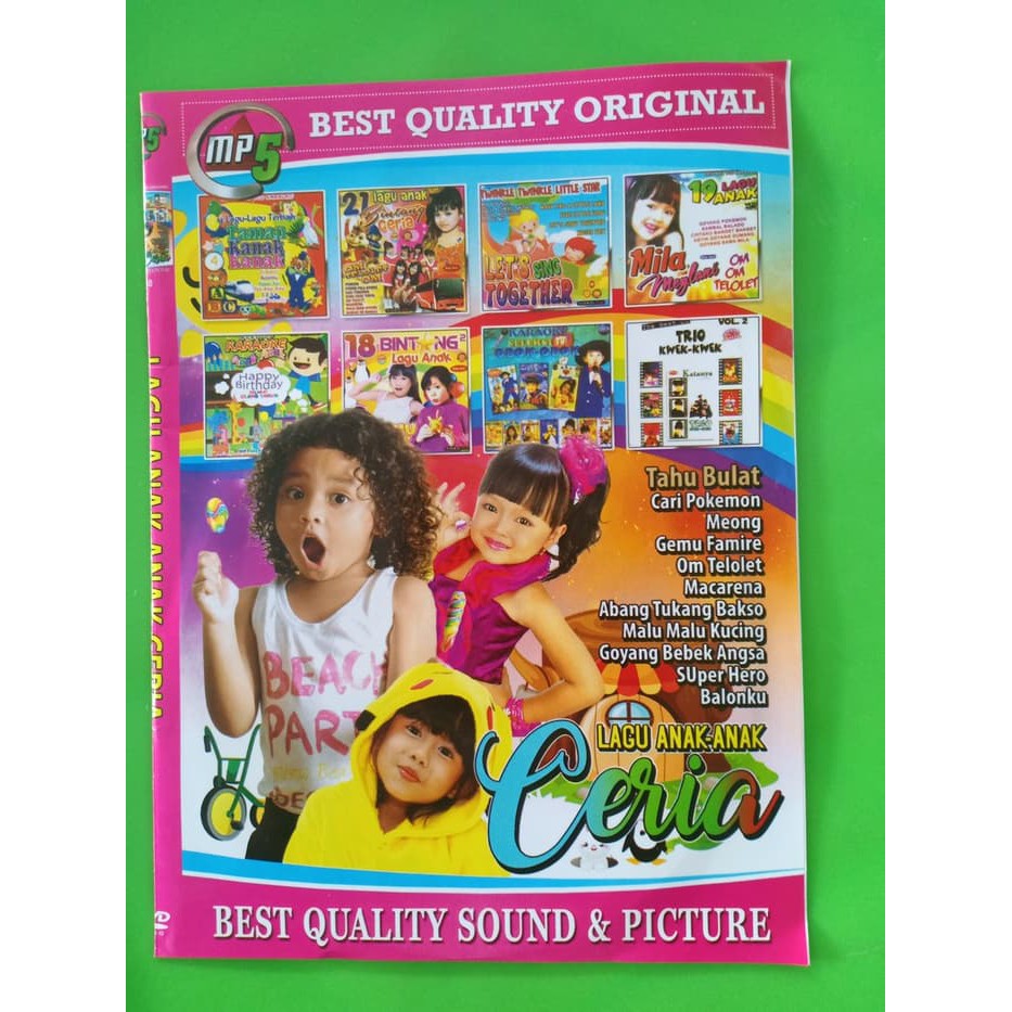 SALE Terlaris Kaset Dvd Musik Anak Lagu Anak Mp5 Lagu Anak TERLARIS