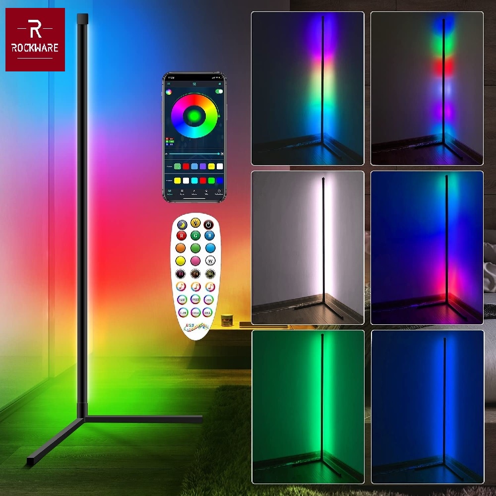 AKN88 - ROCKWARE LED Wall Corner Atmosphere RGB Lamp - Lampu Hias LED 156 cm