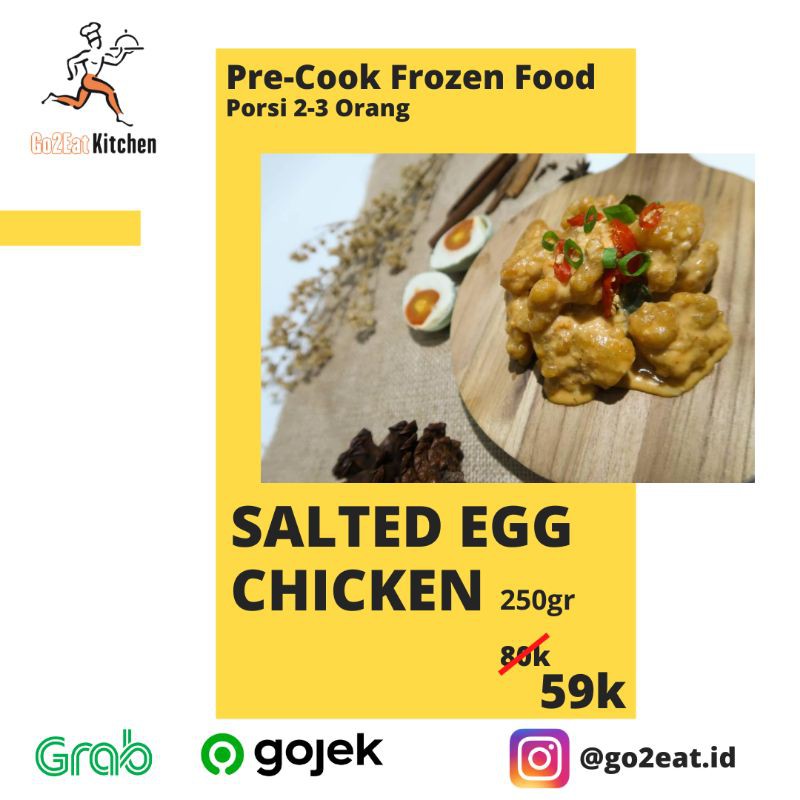 

Frozen Food Home Made Salted Egg Chicken by Go2Eat Kitchen | Ayam Telur Asin Halal