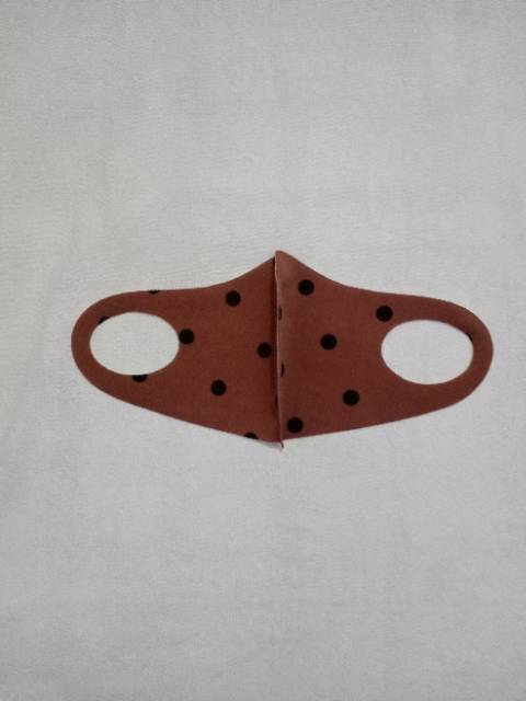 MASKER KAIN SCUBA MOTIF POLKADOT BAHAN PREMIUM KUALITAS BAGUS