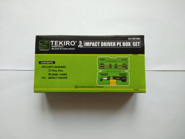 OBENG KETOK TEKIRO/IMPACT DRIVE 5PCS