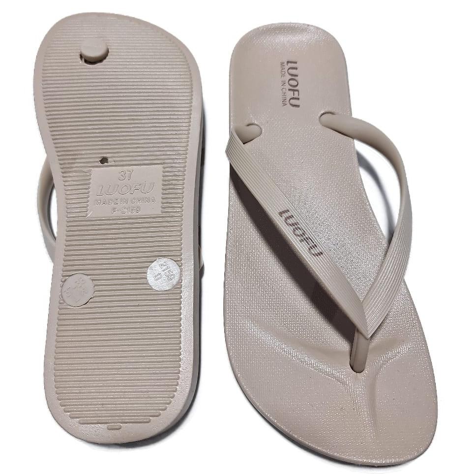 (TERBARU) jelly sandal wanita jepit luofu sendal cewek japit slipper karet import F2159LD