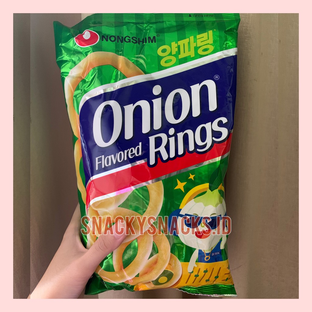 

NONGSHIM Snack Korea Onion Rings 90gr / Makanan Ringan Korea