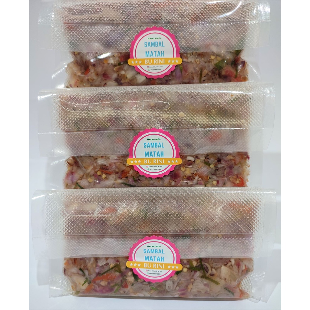 

Sambal Matah Bu Rini 1 pc - Kemasan Vacuum (Khusus Luar Kota)