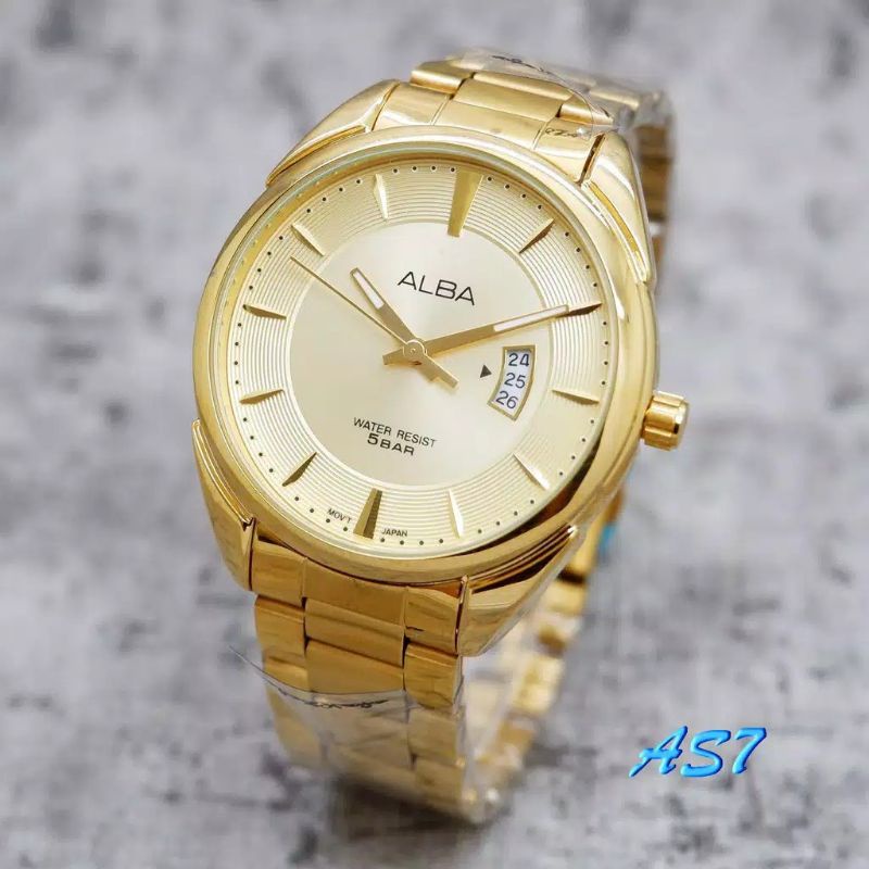 Jam Tangan Alba Jam Tangan Terlaris Stainliss Steel Anti Air