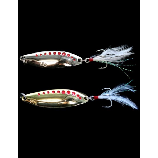 Umpan Spoon sendok 10g15g set warna GOLD