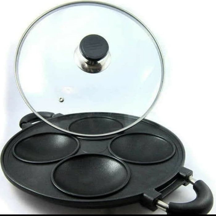 Cetakan Teflon Kue Serabi Apem 4 Lubang