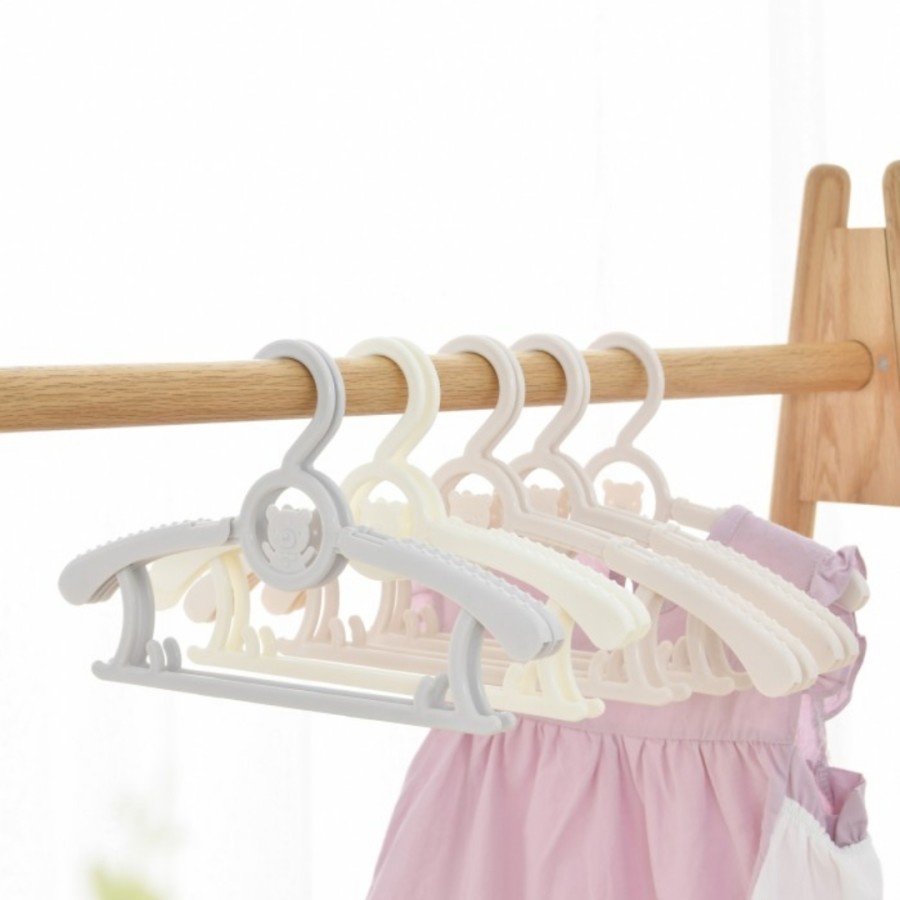 ( DPT 2pcs ) Hanger Mini Baju Bayi Anak Gantungan Plastik Serbaguna Fashion Laundry