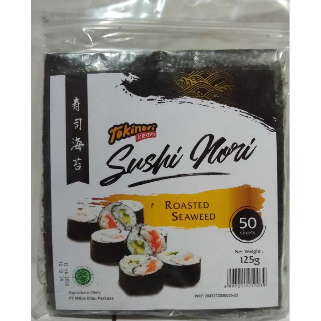 

Tokinori Gimbab Sushi Nori Roasted Seaweed 50 125gr