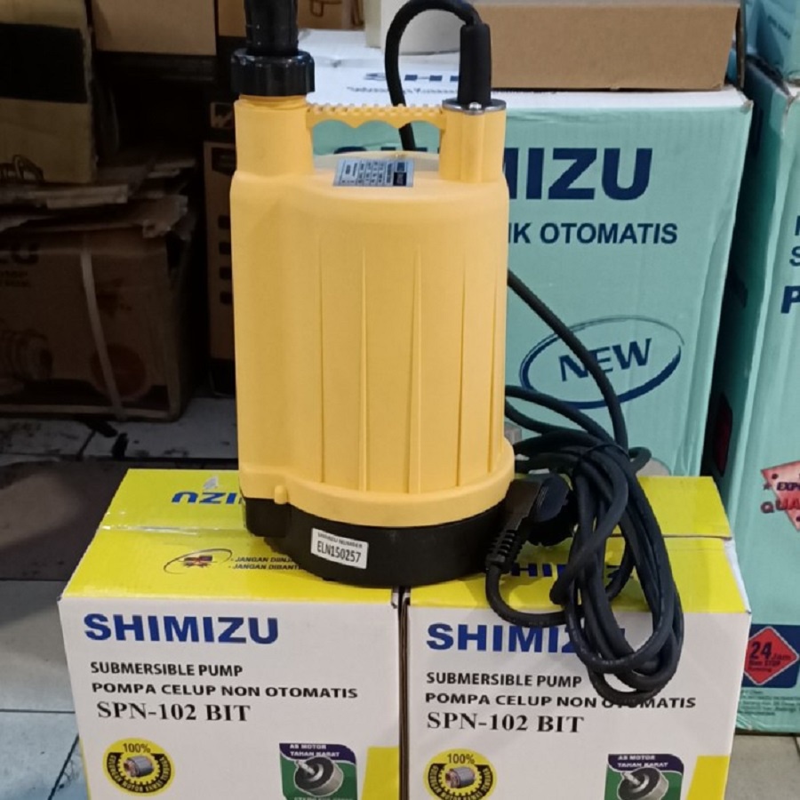 Pompa Air Shimizu SPN102 BIT SPN 102 BIT Pompa Celup Shimizu Kuras Tandon Kolam Toren Submersible Pump