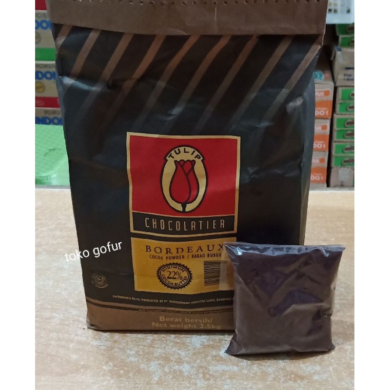 

Coklat Bubuk Tulip Bordeaux 100 gram