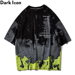  Kaos  T Shirt Lengan Pendek Hip Hop Crewneck Motif Tie  Dye  