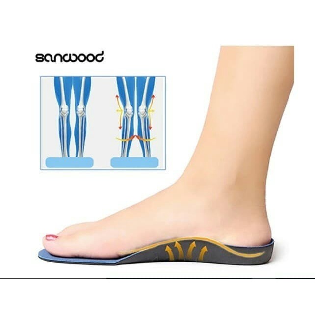 QUALITY Medial arch support insole for flat foot / kaki lepek -PREMIUM CUSHION