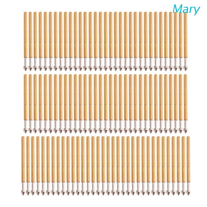 Mary 100pcs Pin Pogo P75-E2 Diameter 1.3mm Panjang 16.5mm