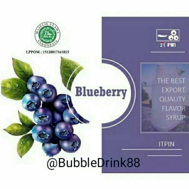 

Itpin Sirup 2.5kg Rasa Bluberi Premium syrup blueberry kualitas terbaik 2BJ