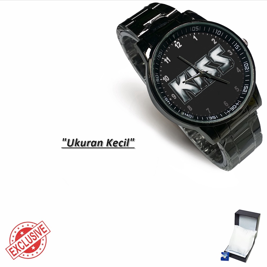 Jam Tangan Rantai Couple KISS ROCK - 02 (Awesome)