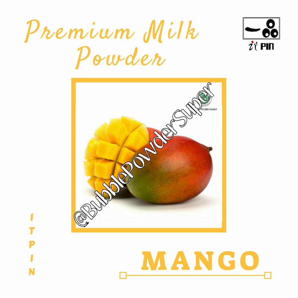 [FREE BUBBLE MINI 100GR*] Mango Milk Powder / Serbuk Mangga @1kg