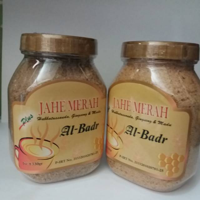 

Penghangat Badan Dan Mengatasi Perut Kembung JAHE MERAH AL BADR Botol 330 Gram