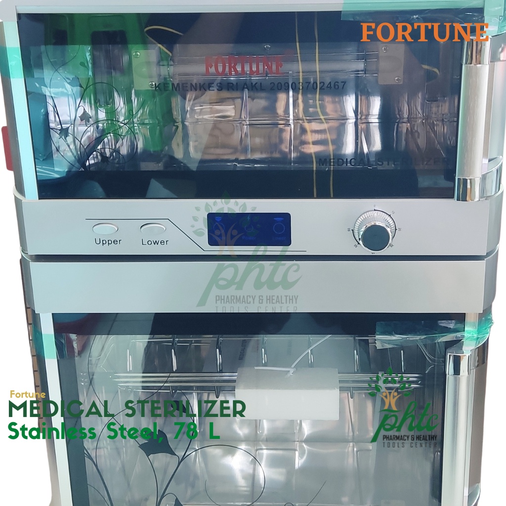 FORTUNE Sterilisator 2 Pintu l Medical Sterilizer l Sterilisator Kering 2 Pintu