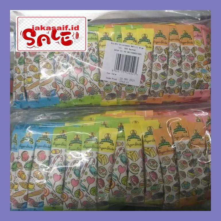 

504Sbu Gulaku Stick 125 X 8Gr Gula Sachet Bud0Mb