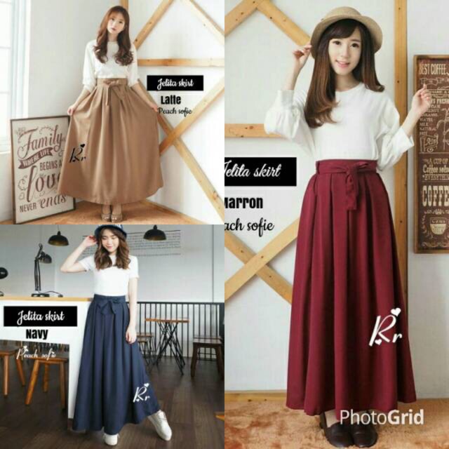 CUCI GUDANG!! JELITA SKIRT / ROK WOLVIS MAYUNG PREMIUM / ROK JELITA PUSATGROSIR_SOLO