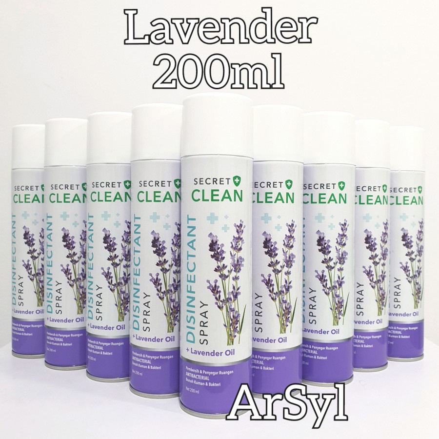 Secret Clean Disinfektan Spray 200ml - Lavender Oil