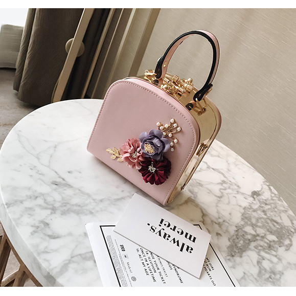 Mini Handbag TR1192 Tas Pesta Mewah Tas Wanita Fashion Import - PINK