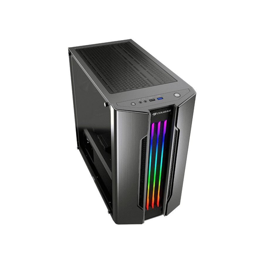 Cougar PC Case Gemini M RGB Glass-Wing Mid-Tower - Hitam